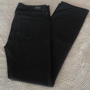 PAIGE Jet Black Denim Pants
